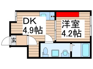 オーク加賀の物件間取画像